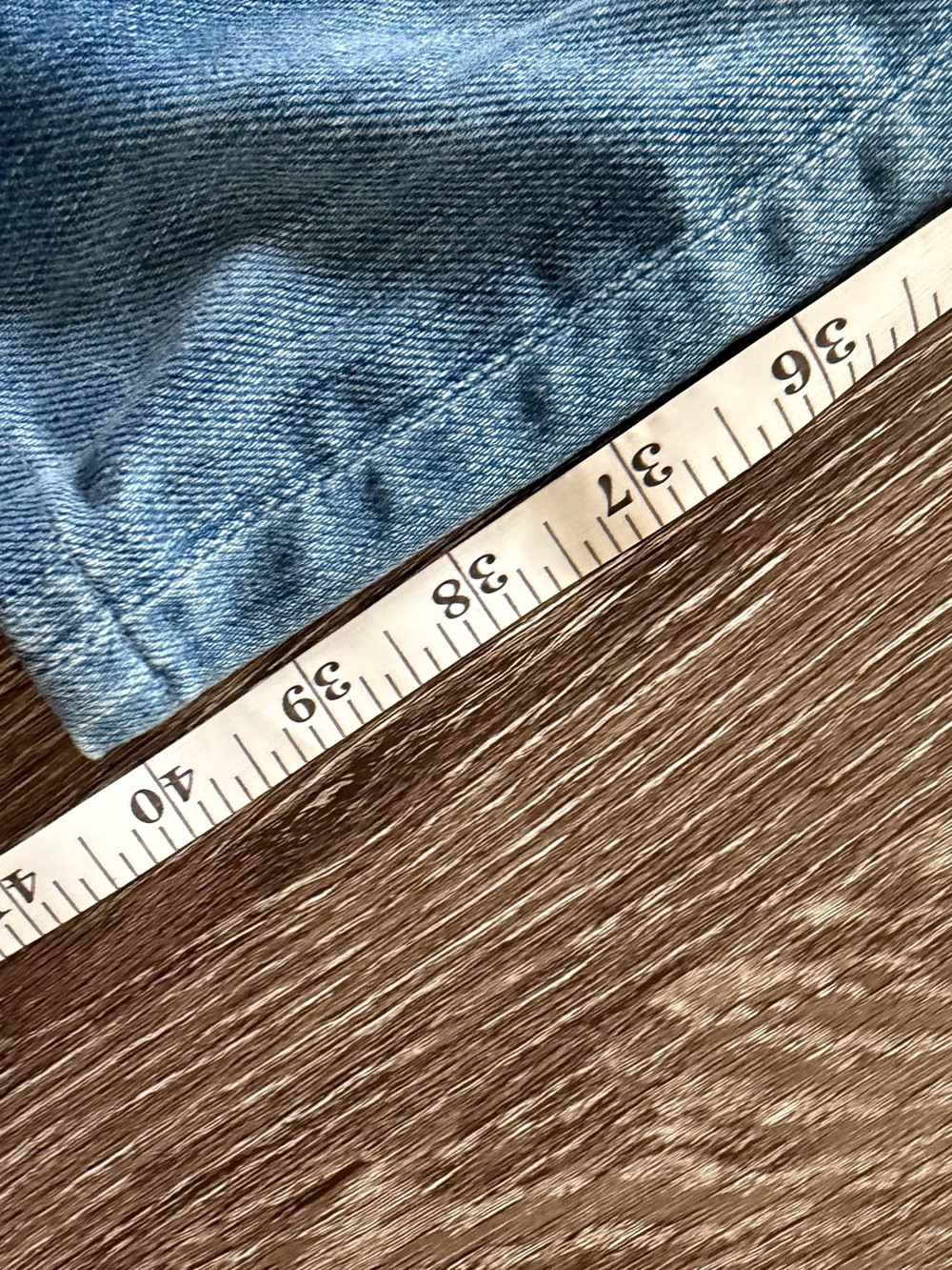 7 For All Mankind Standard Jeans Size 30 Lightwash Straight Leg Premium Denim - Picture 7 of 7